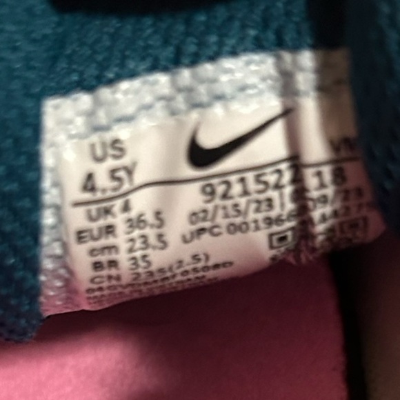 Nike air max 97 white teal and pink 4.5 youth - Picture 6 of 6